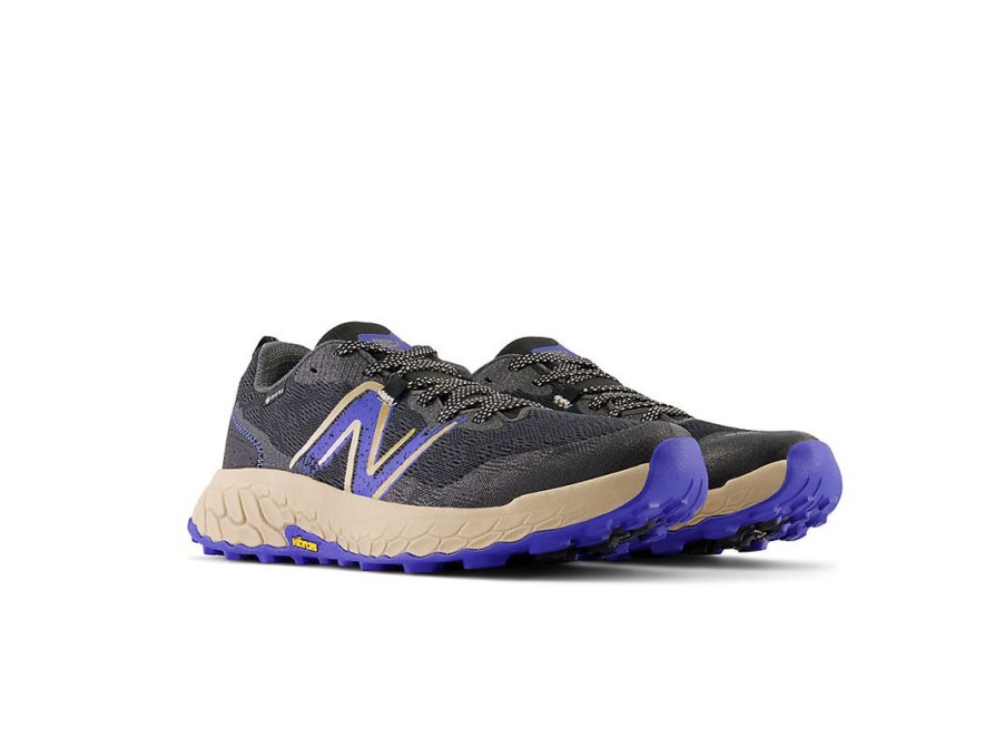 Men New Balance Running | Fresh Foam X Hierro V7 Gore-Tex® Black With Marine Blue