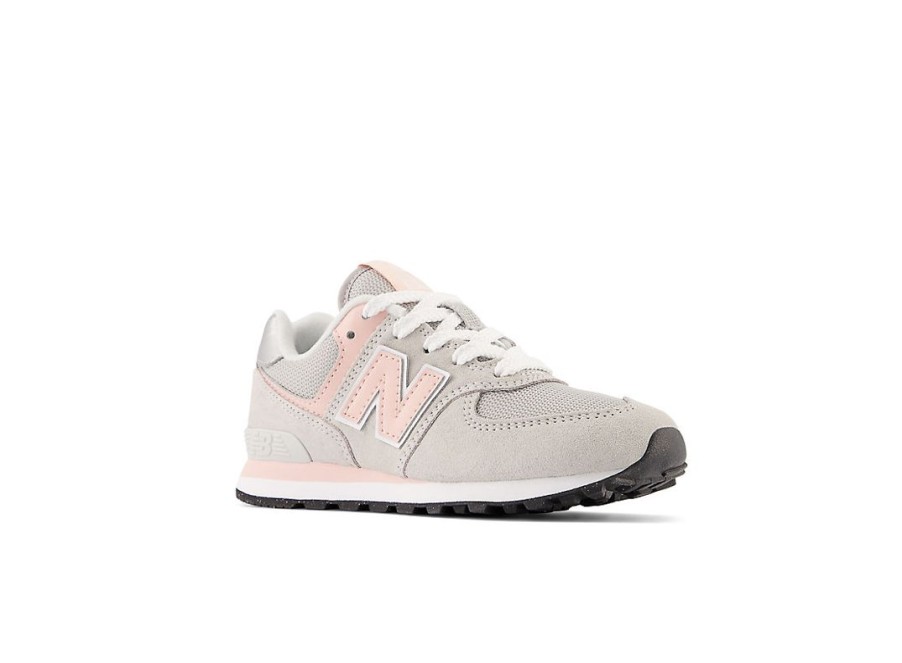 Kid New Balance Little Kids | 574 Core Rain Cloud With Pink Haze