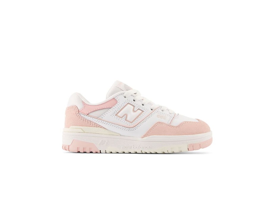 Kid New Balance Little Kids | 550 White With Pink Haze