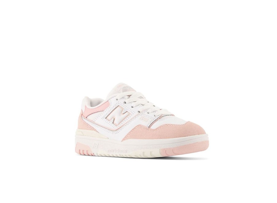 Kid New Balance Little Kids | 550 White With Pink Haze