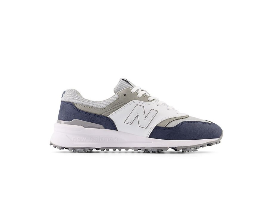 Men New Balance Golf | 997 Golf Navy With White