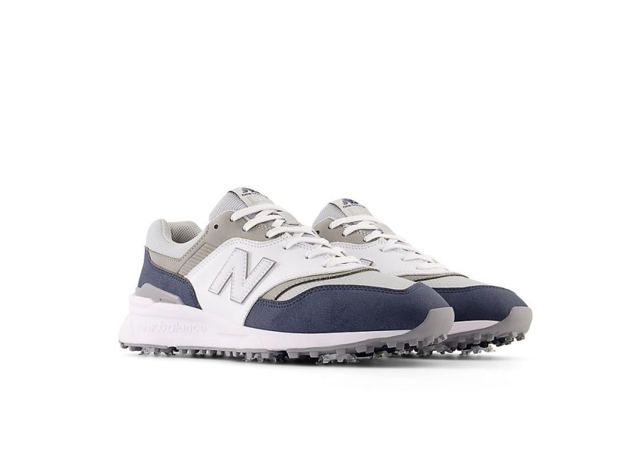 Men New Balance Golf | 997 Golf Navy With White