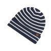 Men New Balance Hats & Gloves | Winter Watchman Stripe Beanie Nb Navy