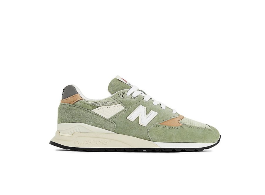 Men New Balance Lifestyle | Made In Usa 998 Olive With Incense