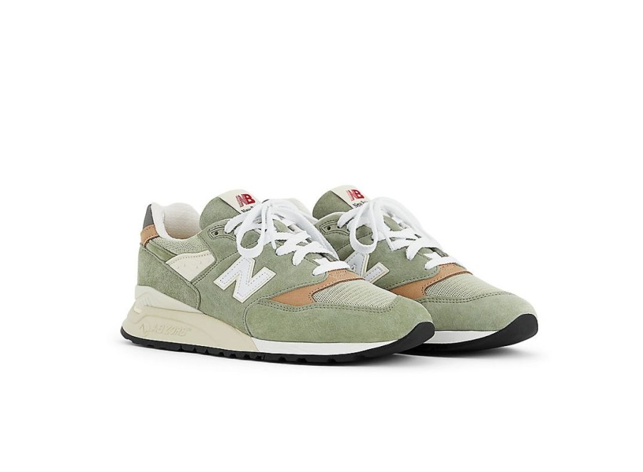 Men New Balance Lifestyle | Made In Usa 998 Olive With Incense