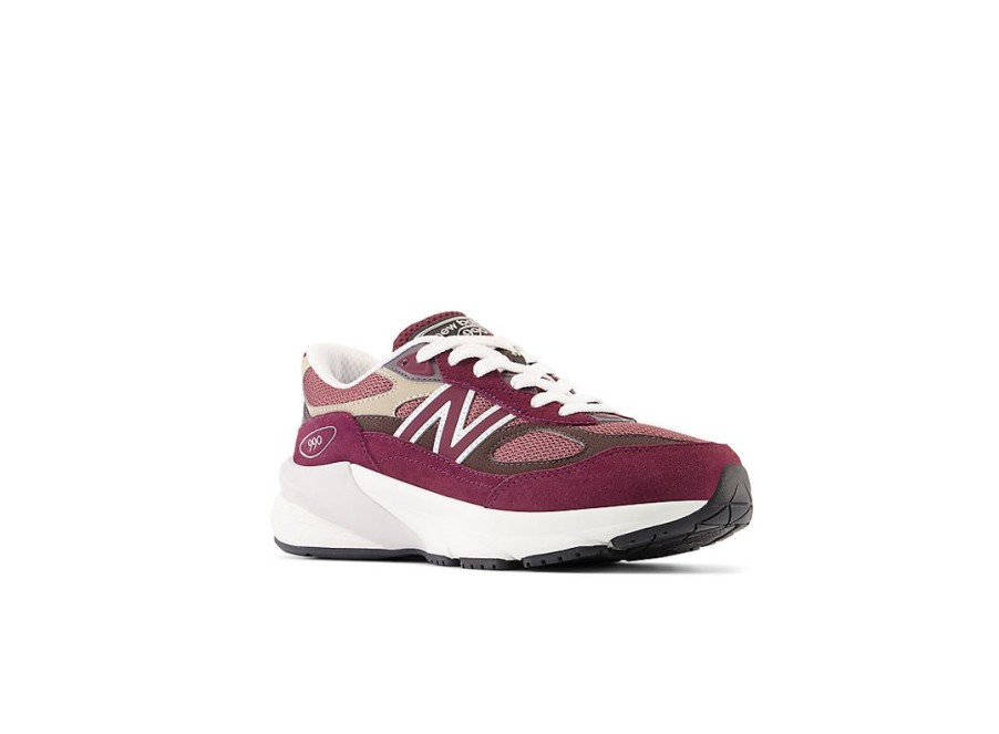 Kid New Balance Little Kids | Fuelcell 990V6 Nb Burgundy With Black Coffee