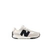 Kid New Balance Crib & Toddlers (Size - 10) | 327 New-B Hook & Loop Silver Birch With Black