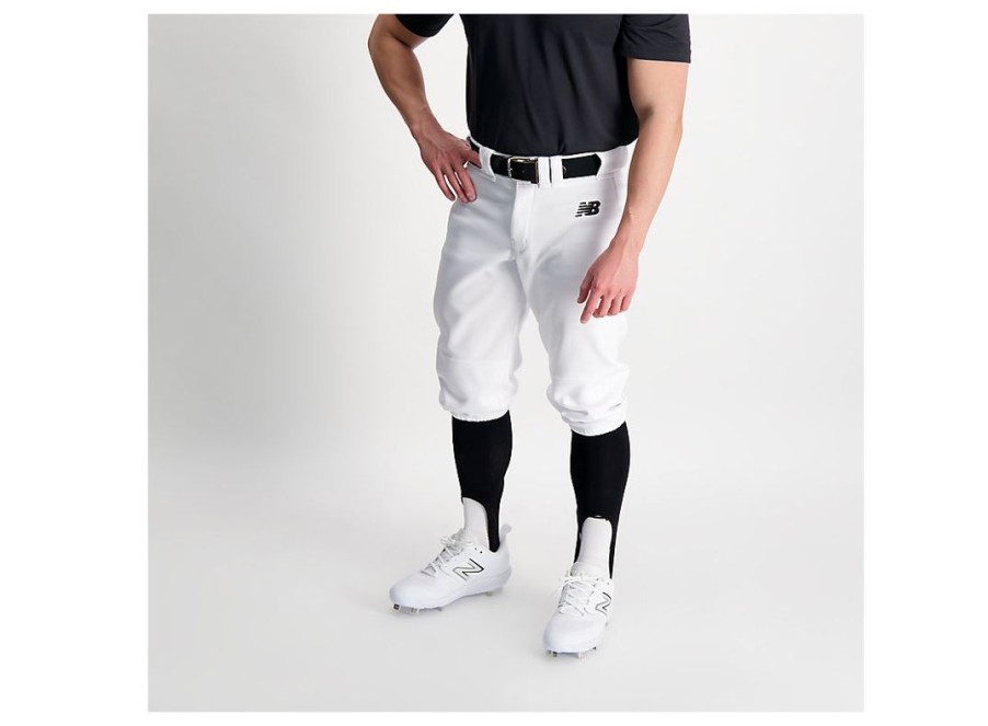 Men New Balance Pants | Adversary 2 Baseball Solid Knicker Athletic Grey