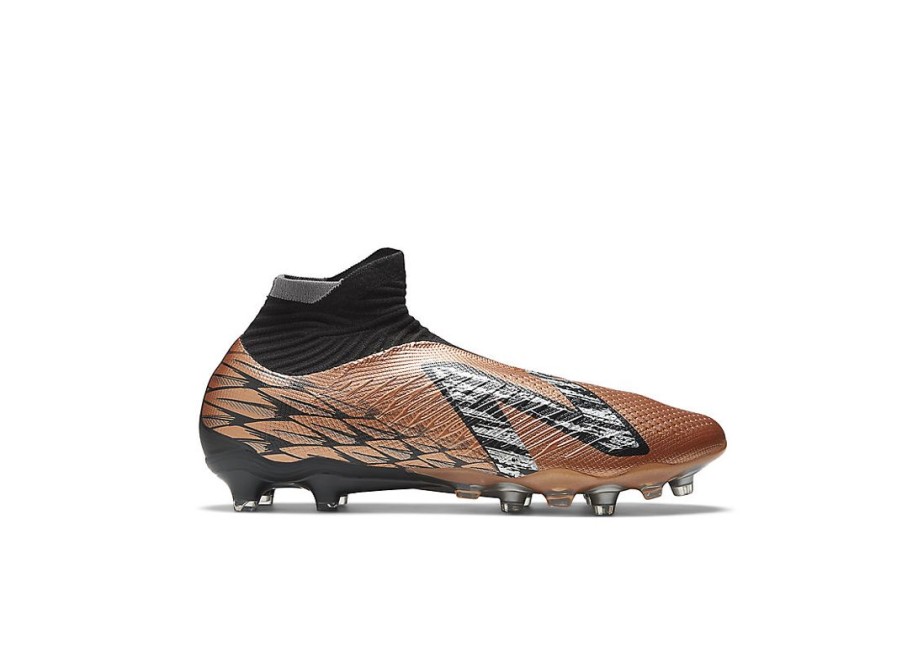 Men New Balance Soccer | Tekela V4 Pro Fg Copper With Black And Silver