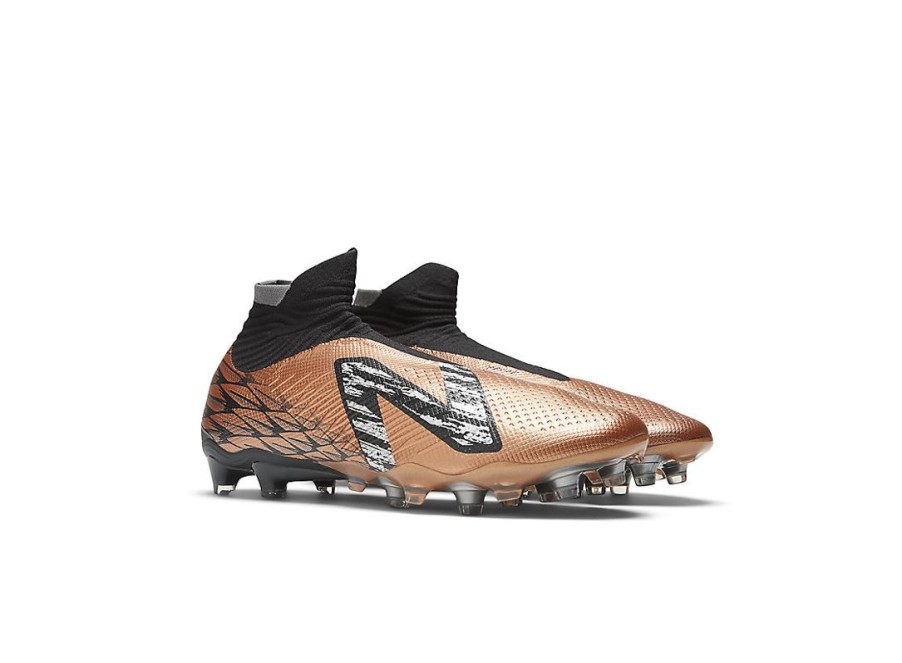 Men New Balance Soccer | Tekela V4 Pro Fg Copper With Black And Silver