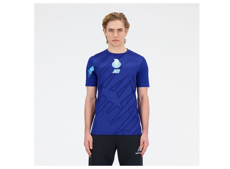 Men New Balance Shirts | Fc Porto Lightweight T-Shirt Surf The Web