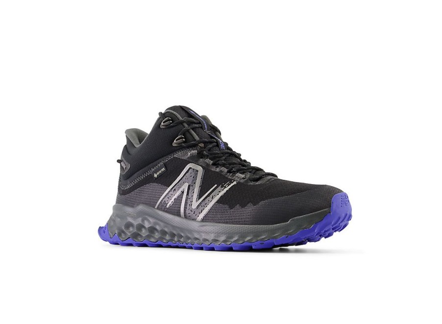 Men New Balance Running | Fresh Foam Garoe Midcut Gore-Tex® Black With Marine Blue And Blacktop