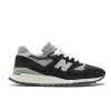 Men New Balance Lifestyle | Made In Usa 998 Black With Silver