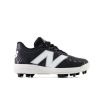 Kid New Balance Big Kids | 4040V7 Youth Rubber-Molded Black With Optic White