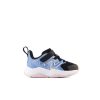 Kid New Balance Crib & Toddlers (Size - 10) | Rave Run V2 Bungee Lace With Top Strap Black With Blue Laguna And Light Raspberry