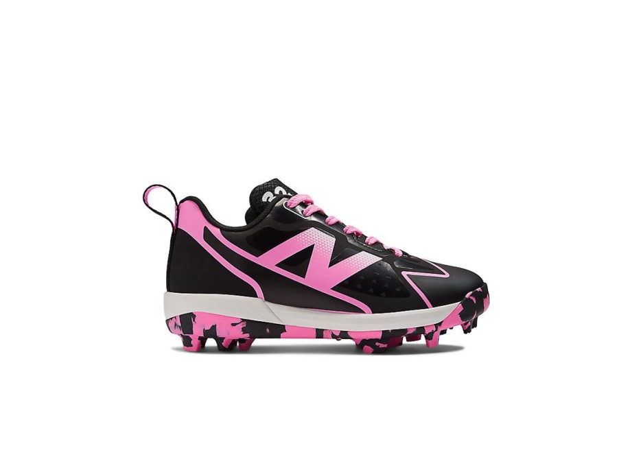 Kid New Balance Big Kids | Romero Duo Rubber Molded Black With Pink