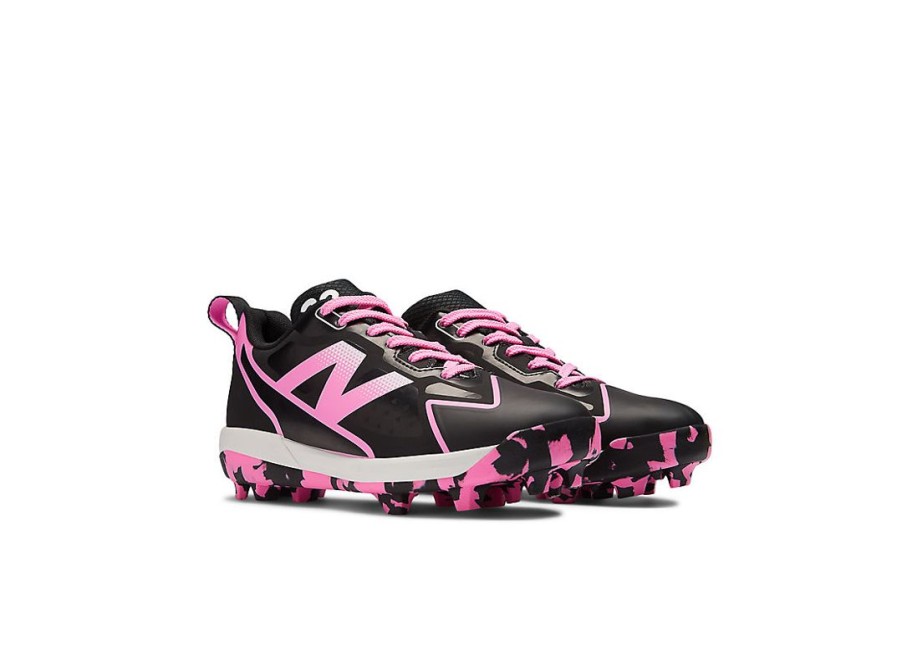 Kid New Balance Big Kids | Romero Duo Rubber Molded Black With Pink