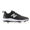 Men New Balance Baseball | Fresh Foam X 3000 V6 Metal Synthetics Black With White