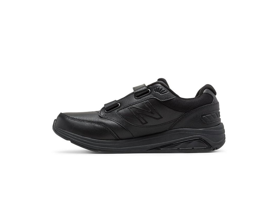 Men New Balance Walking | Hook And Loop Leather 928V3 Black