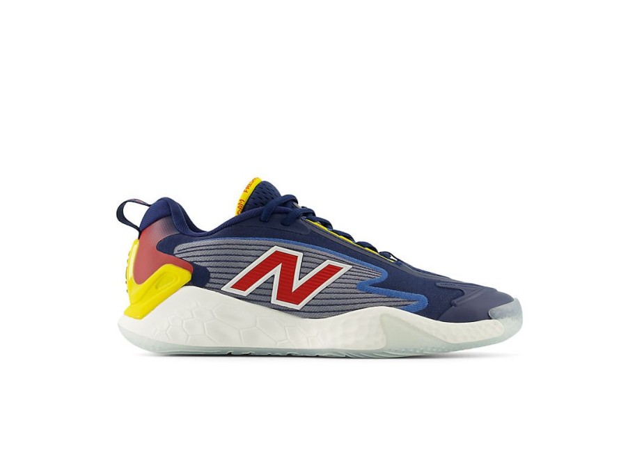 Men New Balance Tennis | Fresh Foam X Ct-Rally Nb Navy With True Red And Ginger Lemon