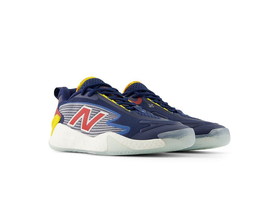 Men New Balance Tennis | Fresh Foam X Ct-Rally Nb Navy With True Red And Ginger Lemon