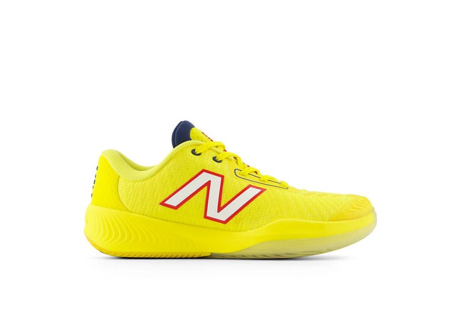 Women New Balance Tennis | Fuelcell 996V5 Ginger Lemon With White And Nb Navy