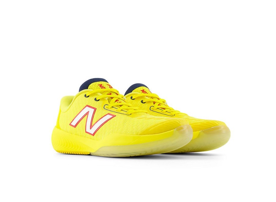 Women New Balance Tennis | Fuelcell 996V5 Ginger Lemon With White And Nb Navy