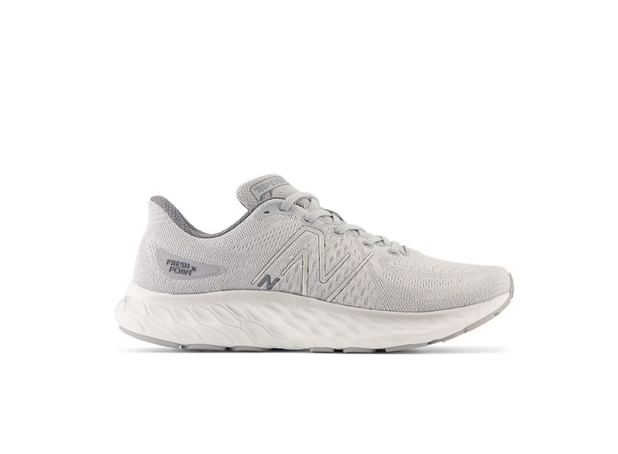 Men New Balance Running | Fresh Foam X Evoz V3 Graphite With Aluminum Grey And Silver Metallic