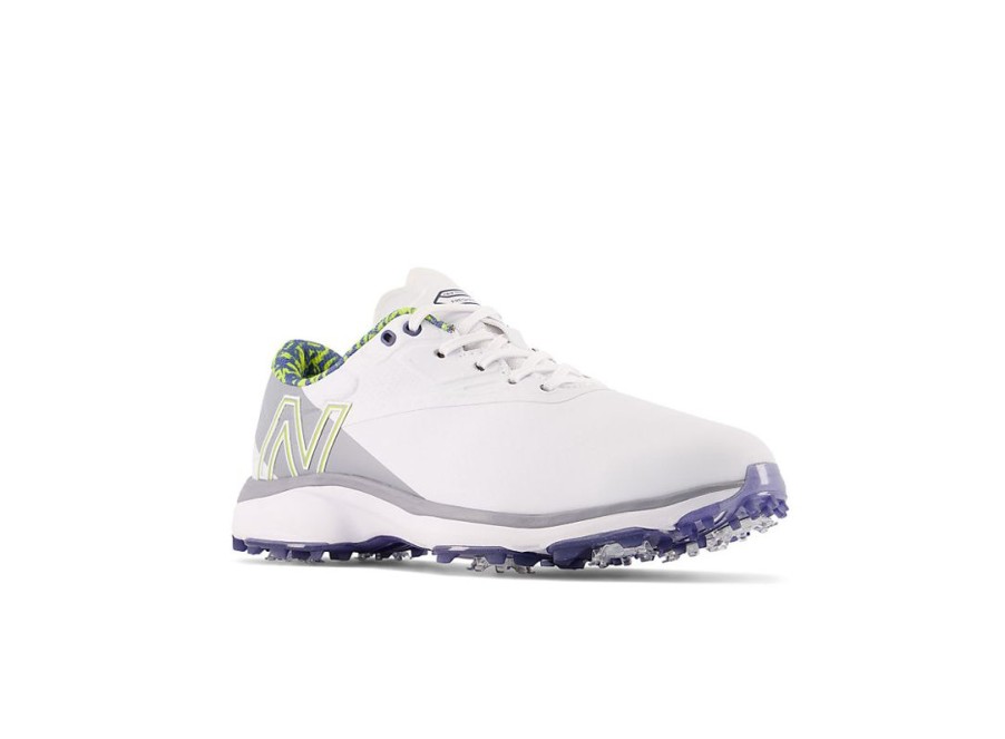 Men New Balance Golf | Fresh Foam X Defender Golf Shoes White With Grey