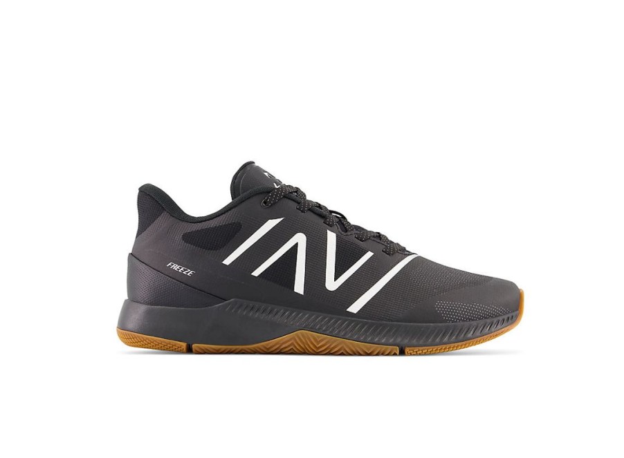 Men New Balance Lacrosse | Freezelx V4 Box Black With Gum And White