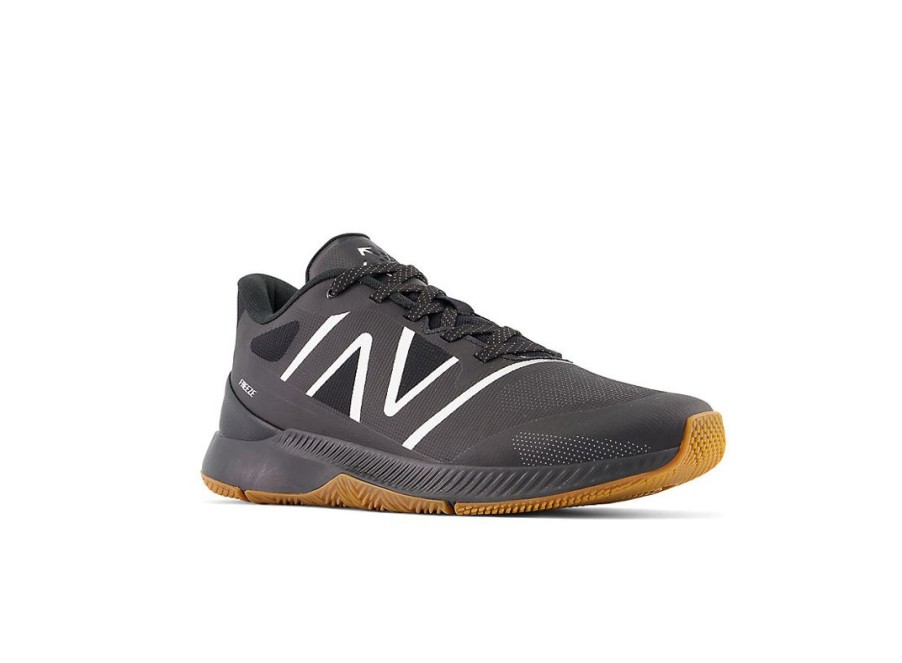 Men New Balance Lacrosse | Freezelx V4 Box Black With Gum And White