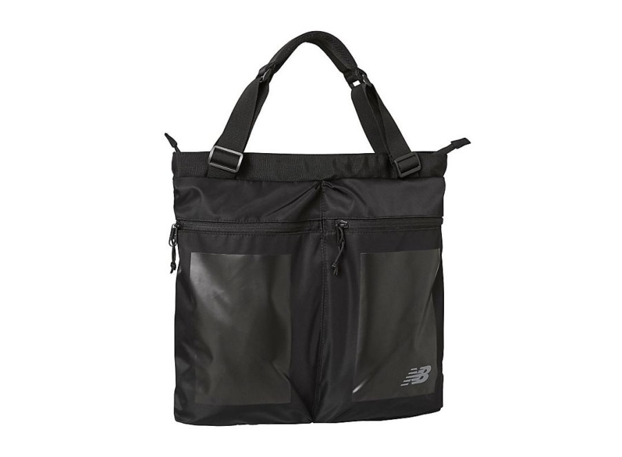 Men New Balance Bags | Duel Pockets Tote Black