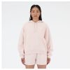 Women New Balance Matching Sets | Sport Essentials Fleece Hoodie Quartz Pink