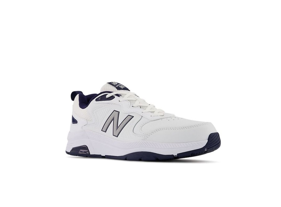 Men New Balance Training | Mx857V3 White With Navy And Rain Cloud