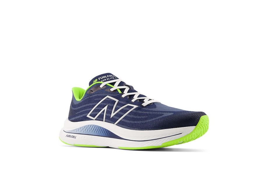 Men New Balance Walking | Fuelcell Walker Elite Nb Navy With Thirty Watt And White