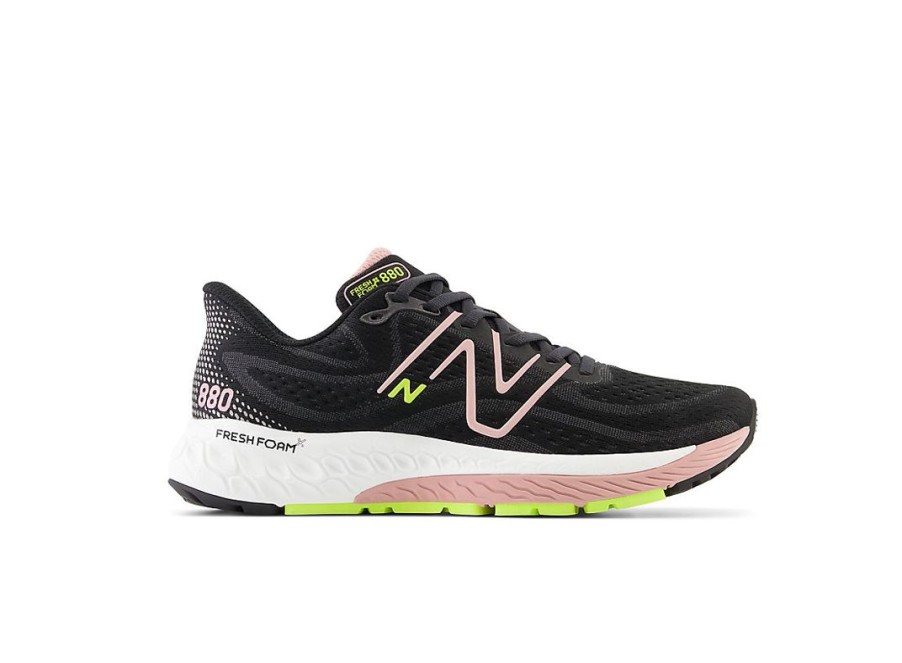 Women New Balance Running | Fresh Foam X 880V13 Black With Pink Moon