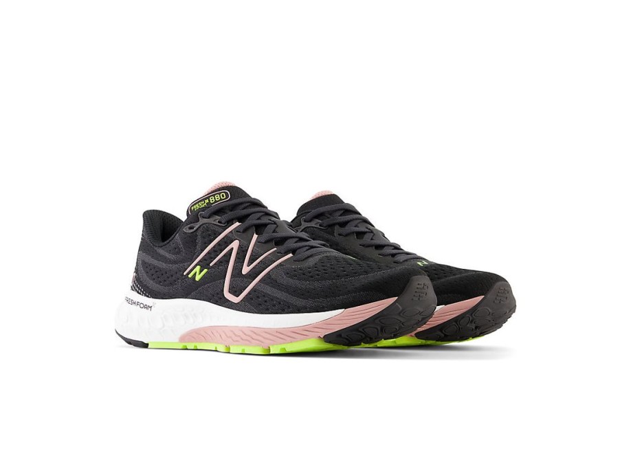 Women New Balance Running | Fresh Foam X 880V13 Black With Pink Moon