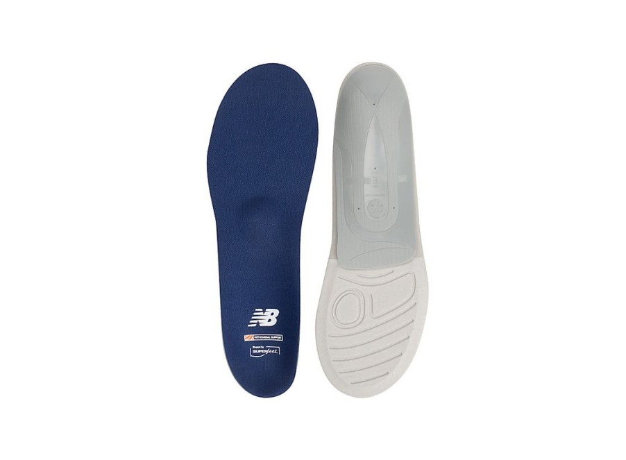 Men New Balance Insoles | Metatarsal Support Black With Grey