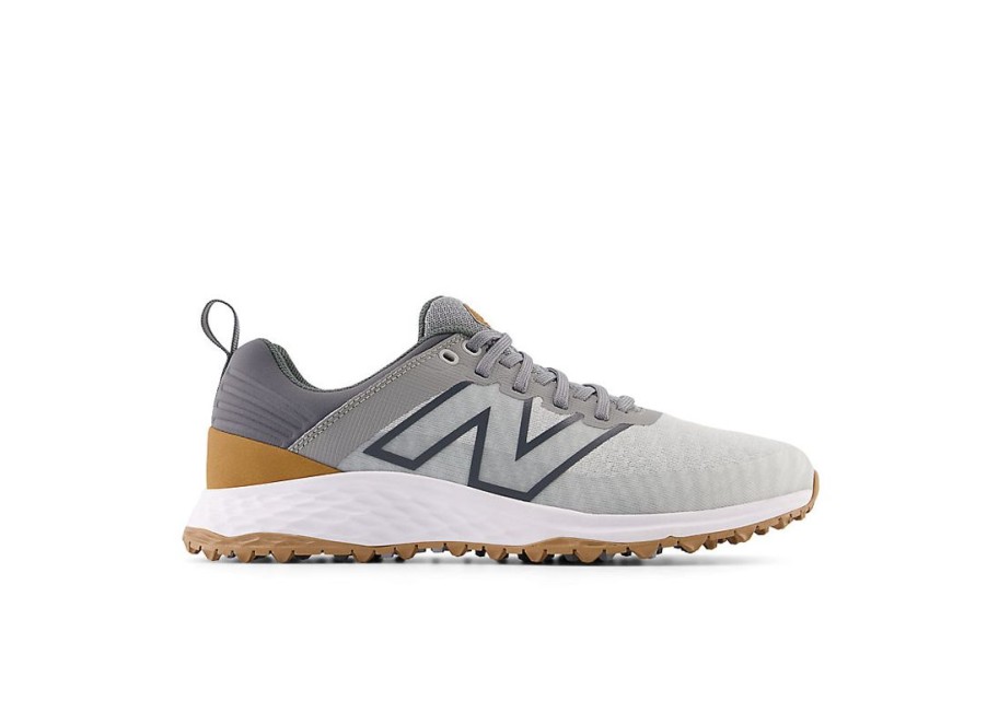 Men New Balance Golf | Fresh Foam Contend V2 Golf Shoes Grey With Charcoal