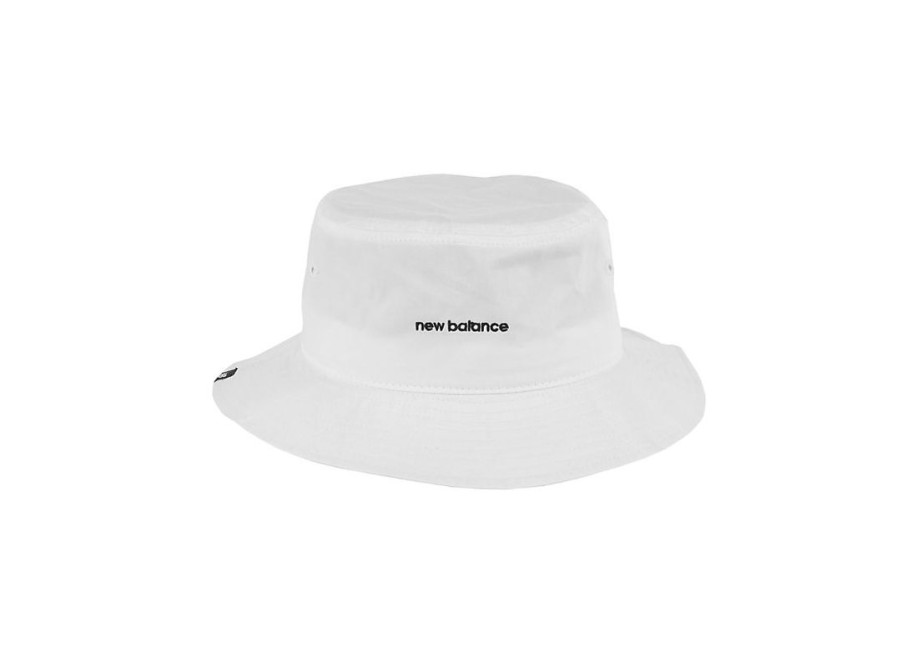 Men New Balance Hats & Gloves | Nb Bucket Hat White