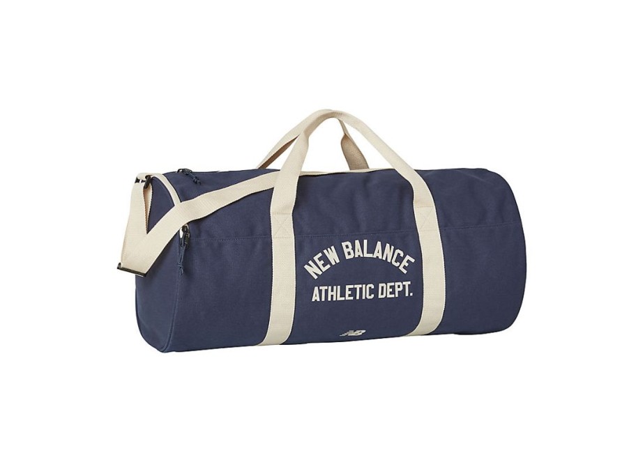 Men New Balance Bags | Canvas Duffel Nb Navy