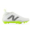 Men New Balance Lacrosse | Rush V4 Mid White With Hi-Lite