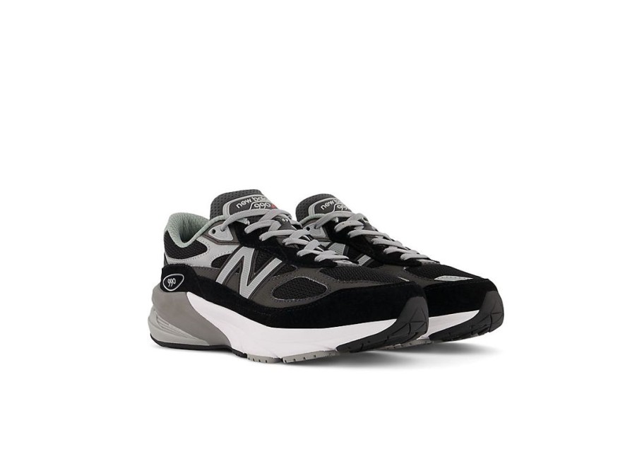 Kid New Balance Big Kids | Fuelcell 990V6 Black With Silver