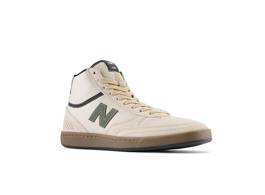 Men New Balance Lifestyle | Nb Numeric 440 High Sea Salt With Forest Green