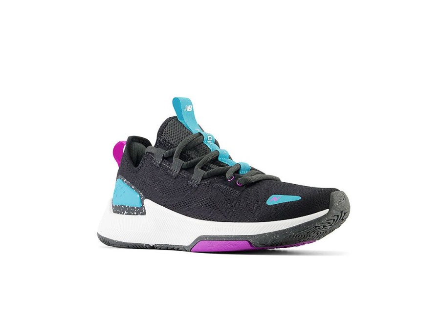 Women New Balance Training | Fuelcell Trainer V2 Black With Virtual Blue And Cosmic Rose