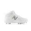 Kid New Balance Big Kids | 3000 V6 Rubber Molded Synthetics White