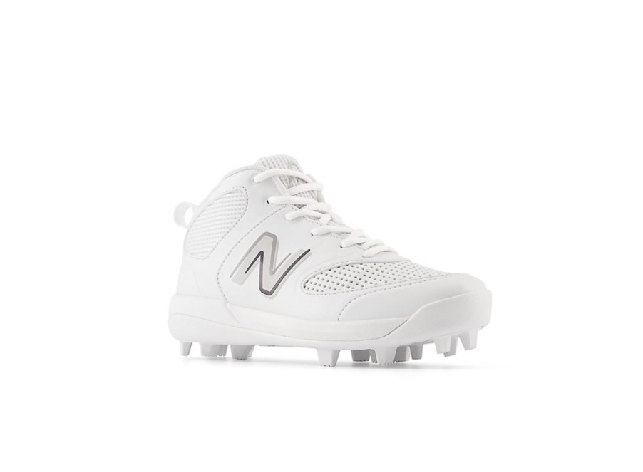 Kid New Balance Big Kids | 3000 V6 Rubber Molded Synthetics White