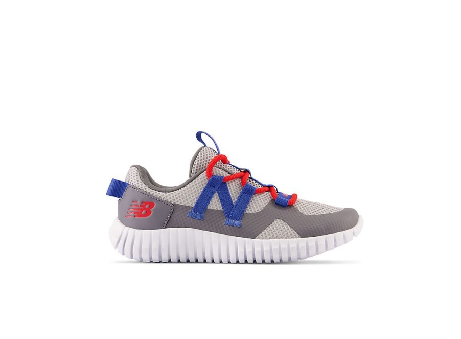 Kid New Balance Little Kids | Playgruv V2 Bungee Grey With True Red