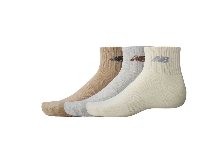 Men New Balance Socks | Everyday Ankle 3 Pack Asst2 Colors