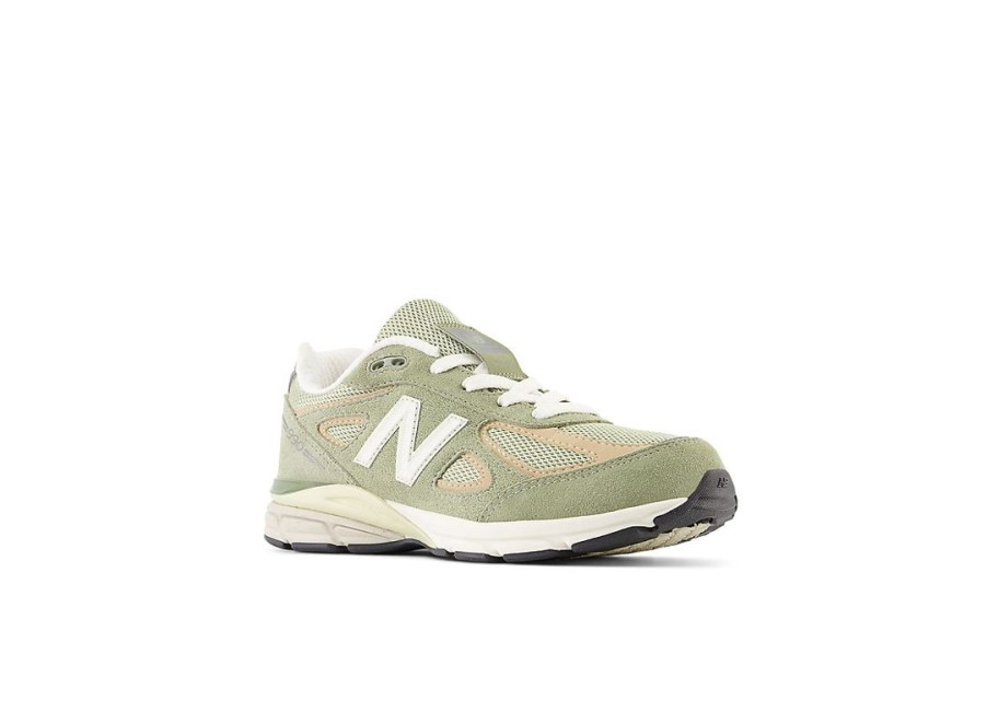 Kid New Balance Little Kids | 990V4 Olive Leaf With Sea Salt